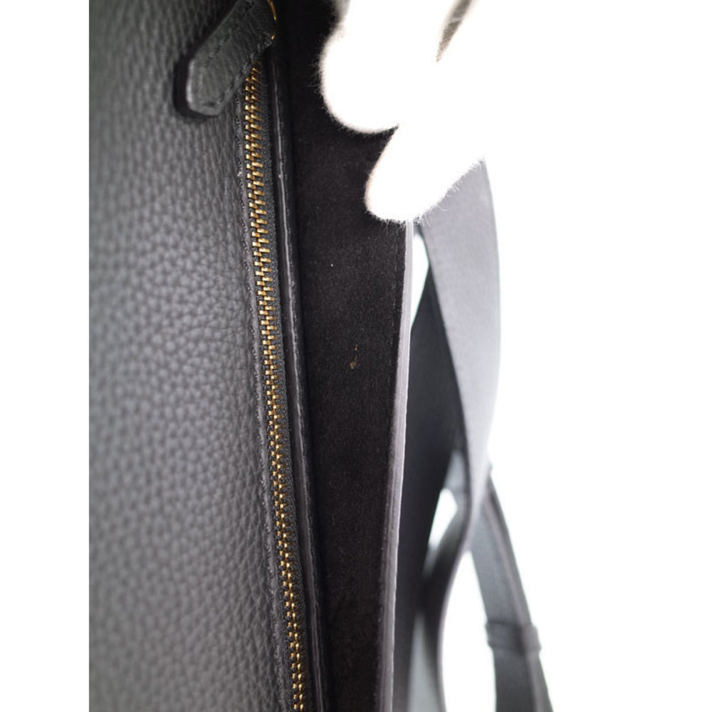 Burberry Logo Messenger Shoulder Bag Leather Black - Picture 6 of 8